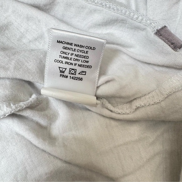 Figs Underscrub Long Sleeve I AM A NURSE Soft White Crew XS Pima Modal *Flawed - Picture 7 of 9